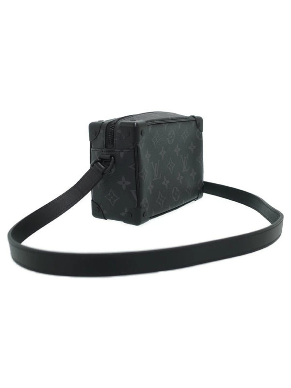 Louis Vuitton Eclipse Bag Monogram Soft Trunk Black Shoulder Black